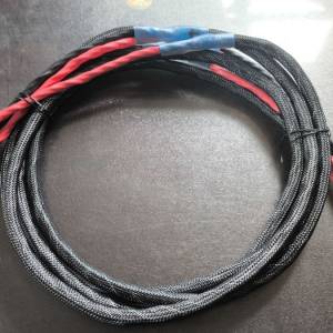 全新自家制DIY西電喇叭線 香蕉插/Y插 2.3m