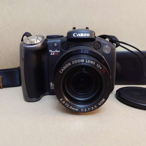 Canon PowerShot S5 IS 新淨CCD相機 數碼相機 12倍防震長鏡 有擰MON反MON 旅行相機 ...