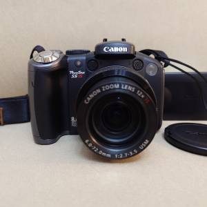Canon PowerShot S5 IS 新淨CCD相機 數碼相機 12倍防震長鏡 有擰MON反MON 旅行相機 ...