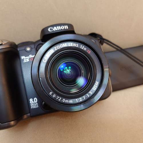Canon PowerShot S5 IS 新淨CCD相機 數碼相機 12倍防震長鏡 有擰MON反MON 旅行相機 ...