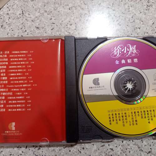 徐小鳳金曲精選cd 1986港版頭版
