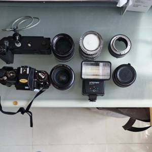Nikon FA菲林相機全套裝