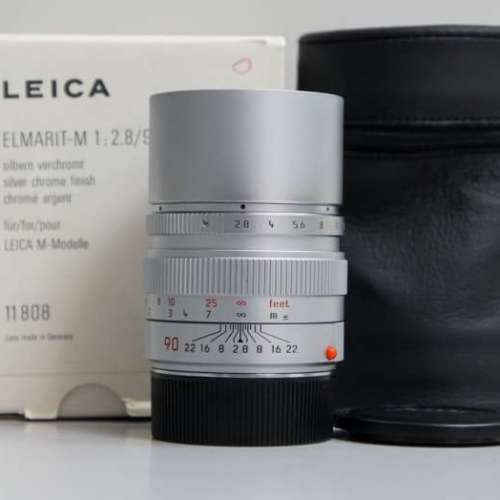 Leica Elmarit-M 90mm F2.8 Pre-ASPH - Silver Chrome (11808)