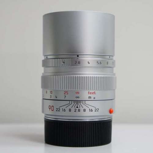 Leica Elmarit-M 90mm F2.8 Pre-ASPH - Silver Chrome (11808)
