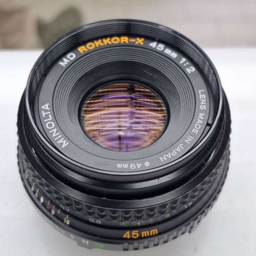 MINOLTA MD ROKKOR-X 45MM F2