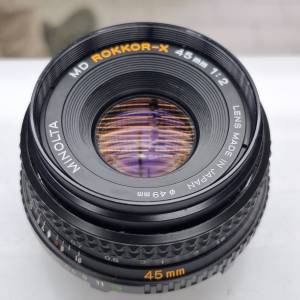 MINOLTA MD ROKKOR-X 45MM F2
