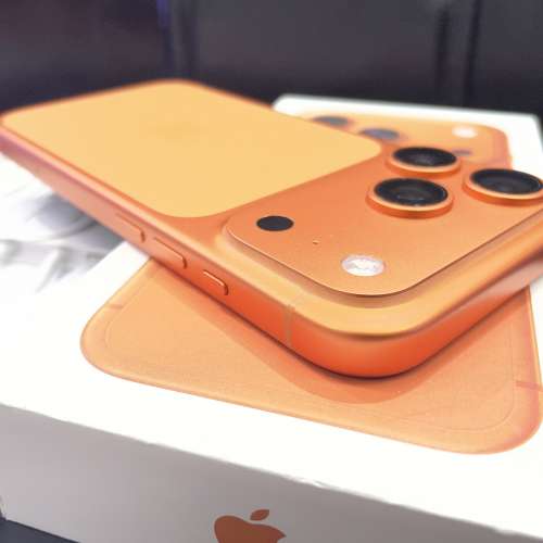 99%New iPhone 17 Pro 256GB 橙色 香港行貨 蘋果保養到2026年10月28日 電池100% 全...