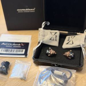 國行Acoustune  C:02 黃銅聲學腔體 + M:02 有線連接模組(含原裝貴線材)