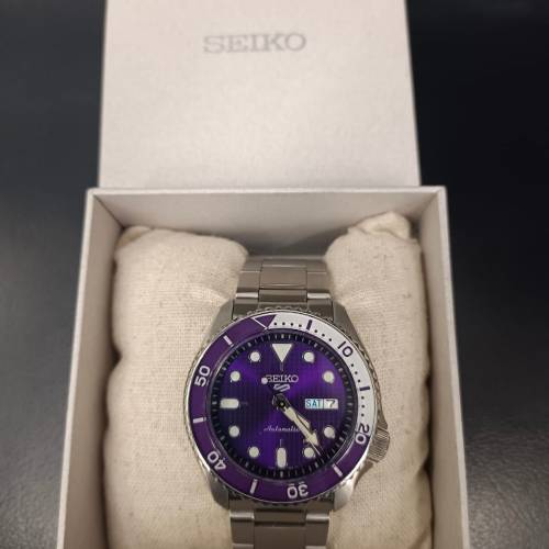 Seiko紫色錶 Seiko 5 Sports 精工錶 手錶 限量版 新加坡速遞到港 現貨  序號隨機 九...