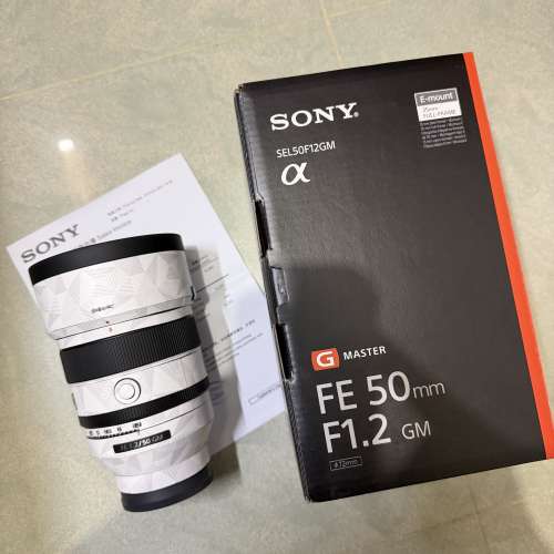 賣 Sony 50mm F1.2 GM 或換Sony 50mm F1.4 gm + $2700