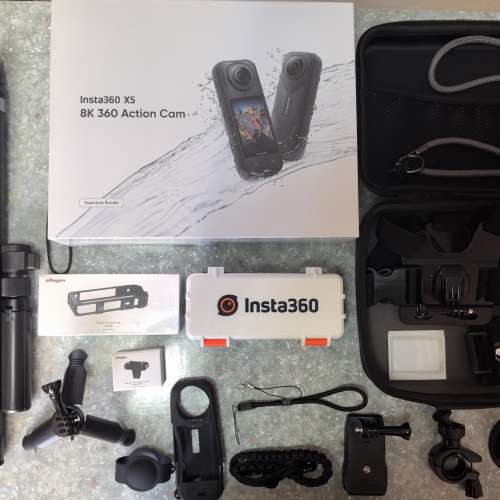 Insta360 X5 萬能套裝、行貨、全新多種原裝配件及副廠配件、 未拆包裝、未激活 (一...
