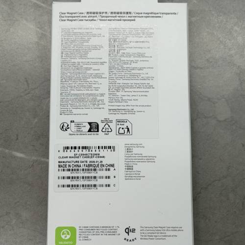 全新 Samsung Galaxy S26 Ultra Clear Magnet Case 原裝電話機殼