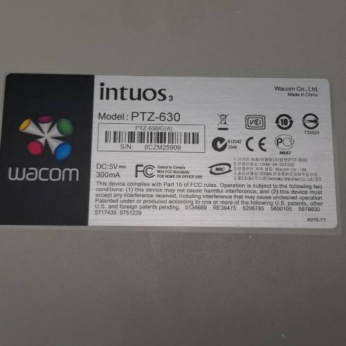Wacom Intuos3 PTZ-630 繪圖板