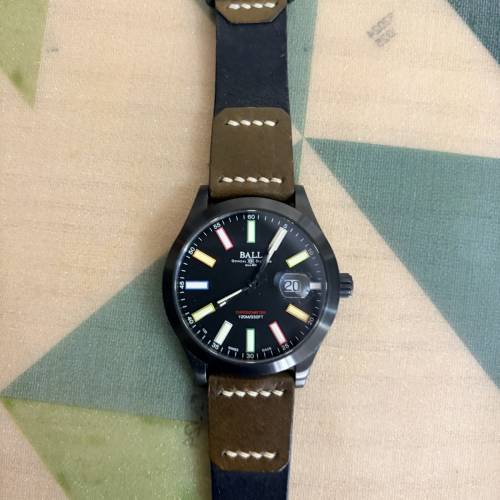 BALL WATCH 9成新 彩虹錶淨錶冇單冇配件 換咗錶帶