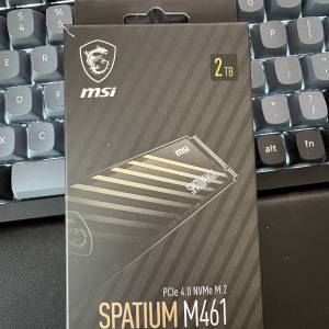 MSI SPATIUM M461 2TB PCle 4.0 NVMe M.2 SSD