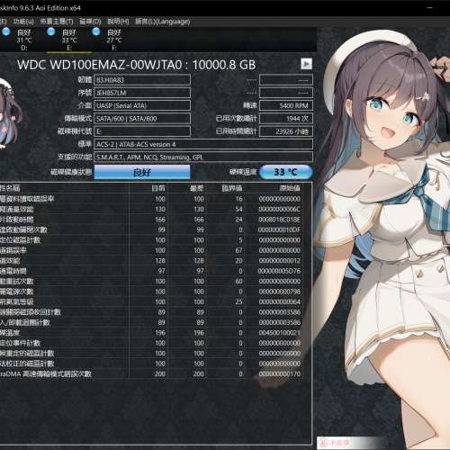 WD Elements 10TB 拆盒( WD100EMAZ-00WJTA0)