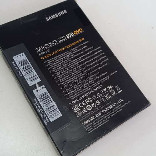 Samsung 870 QVO 1TB 2.5" SATA3 SSD