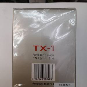 ( 爆大泠價 ! ) 最後一個100%全新Fujinon 45mm F4 Lens For TX1 TX2 GFX X-Pan