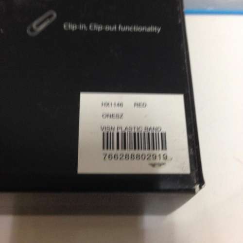 HEX VISION Watch Band for iPod Nano or Regular Watch RED NEW 全新錶带 也適合普...