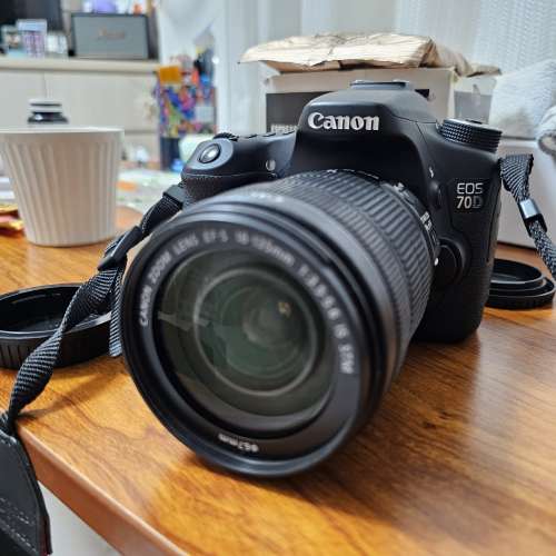 Canon 70D with 18-135mm kit lens