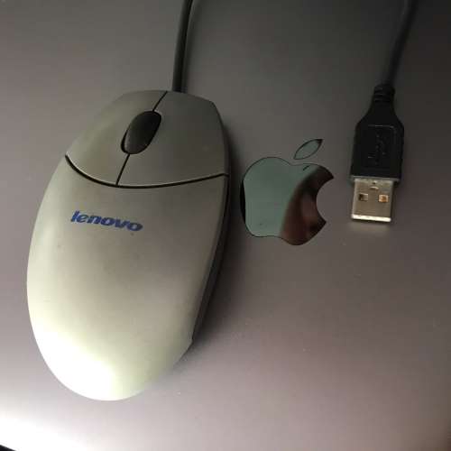 🖱️ LENOVO USB Optical Wired Mouse M-UV55a USED 光學 鼠標 滑鼠 🐭