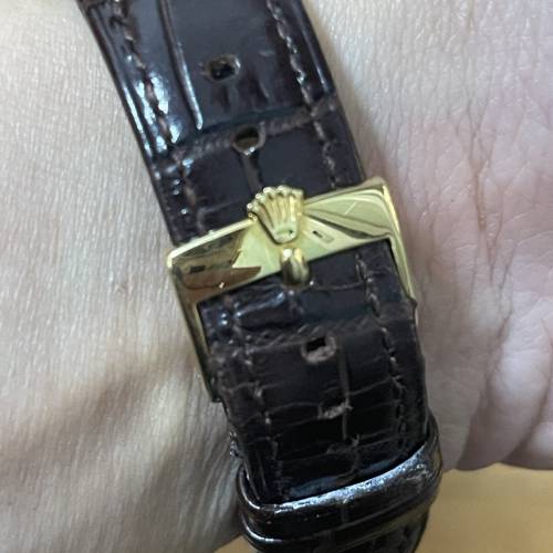 好L靚😂 Rolex 1625 舊裝金鋼爬山虎 可轉動黃金外圈 膠鏡 全自動1570機芯 原裝包金...