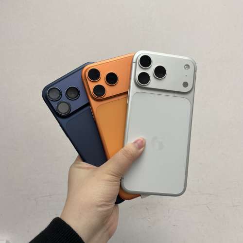 🧡Apple最新款iPhone 17 Pro Max 💙Apple iPhone 17系列/香港行貨/🤍銀色🤍🧡橙色🧡...