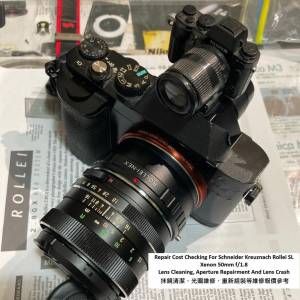 Repair Cost Checking For Schneider Kreuznach Rollei SL Xenon 50mm f/1.8 Lens