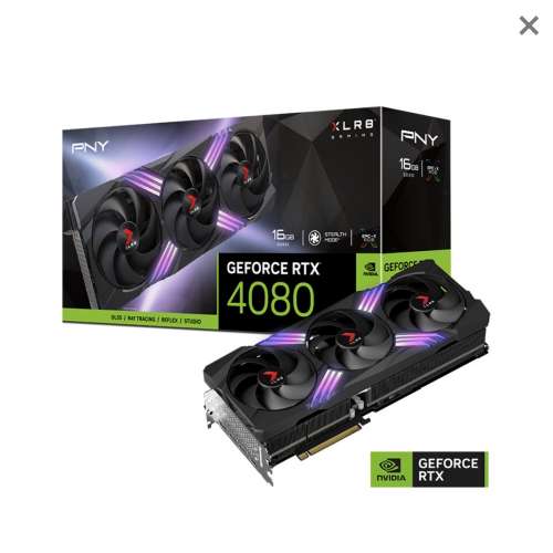 PNY RTX 4080 16GB XLR8 Gaming VERTO