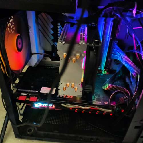 5600x+4銅散熱+X470 prime pro+ddr4 3200 16GBX2= 32GB