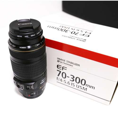 Canon EF 70-300mm f/4-5.6 USM ＋ 58mm filter
