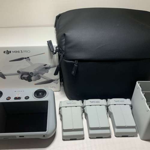 [觀塘實體店] 二手 DJI Mini3 Pro (共3電) (主機全新未開封) 行貨保養到26年6月 (可...