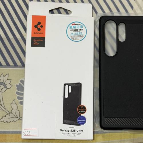 韓國原裝 Spigen Rugged Armor for Samsung Galaxy S25 Ultra 電話機殼