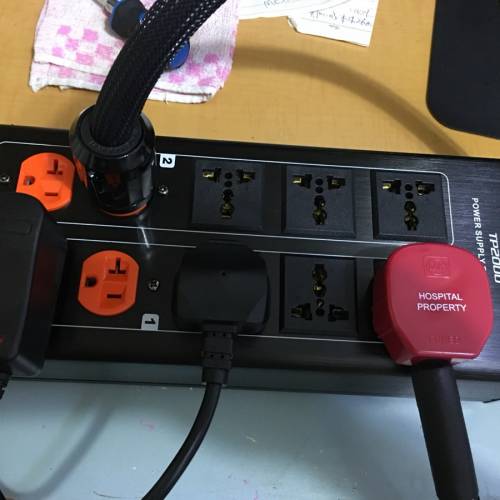 （全新）高級台灣製濾波插座特價$760 －個（粗紅mk 1.5米電線加$370）