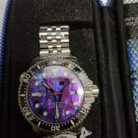 全新 Deepblue 紫色鮑魚面 300m 潛水錶 Deep blue 手錶