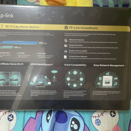全新 TP-LINK BE3600 Wi-Fi7 路由器 $480