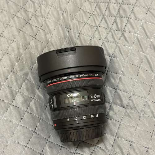 Canon EF 8-15mm f4L fisheye USM