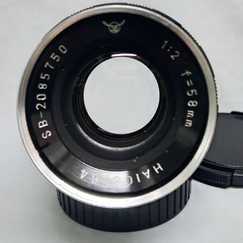 中國海鷗牌 58mm F2 Haiou-64(複刻 Helios44 / Biotar)光學設計  MD-mount  #SB-20...
