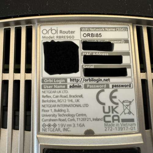 Netgear Orbi Router model RBRE960 - 二手或全新網絡/WIFI, 電腦 - DCFever.com