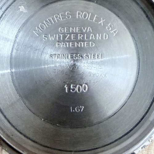 真品古董 Rolex 1500 Oyster Perpetual date 全鋼全自動日曆