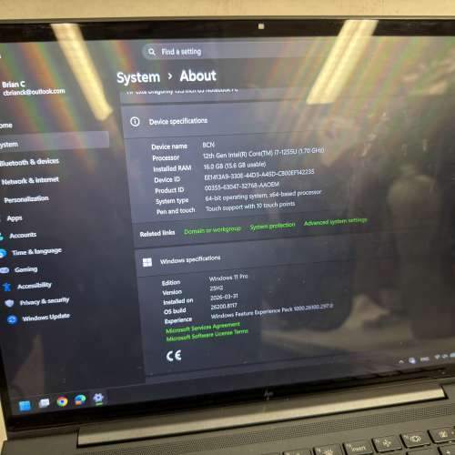 HP Elite Dragonfly G3 13.5" 3:2 i7 16+512 Touch Windows ChromeOS 手提電腦 雙...