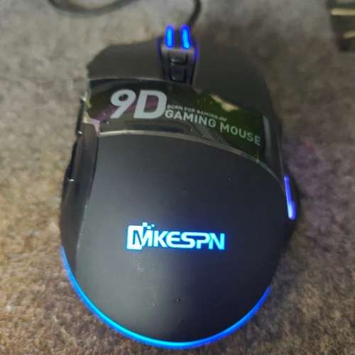 可編程自定議9鍵電兢打機有線滑鼠game mouse