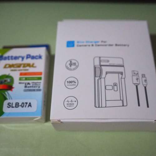 全新'SLB-07A'三星電池加全新usb叉電器一套售/Samsung PL150 PL151 ST45 ST50 ST50...