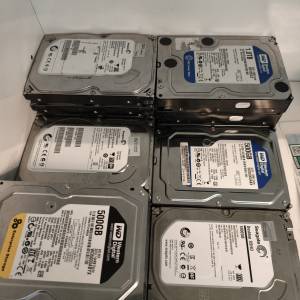 大量Seagate Western Digital Maxtor Hitachi HDD SSHD 3.5" 硬碟硬盤