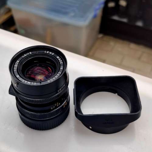 LEITZ CANADA ELMARIT-M 28MM F2.8 + 12535 HOOD M MOUNT