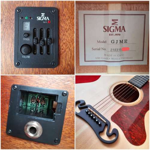 Sigma GJME Grand Jumbo 電木結他 前 Martin 副廠 非常靚聲好彈.超推薦
