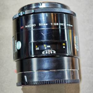 Minolta 50mm 美能達 AF 50/2.8 macro 50 微距 For sony A （no sony E）功能正常 ...