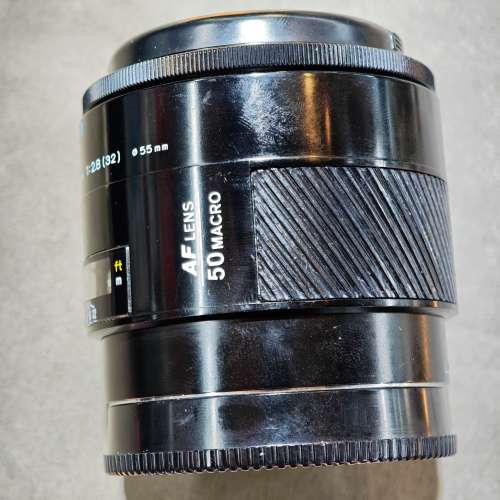 Minolta 50mm 美能達 AF 50/2.8 macro 50 微距 For sony A （no sony E）功能正常 ...