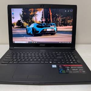 Msi 電競筆電 i7 7700h/16g ram/128 ssd/GTX1050/1920x1080p）