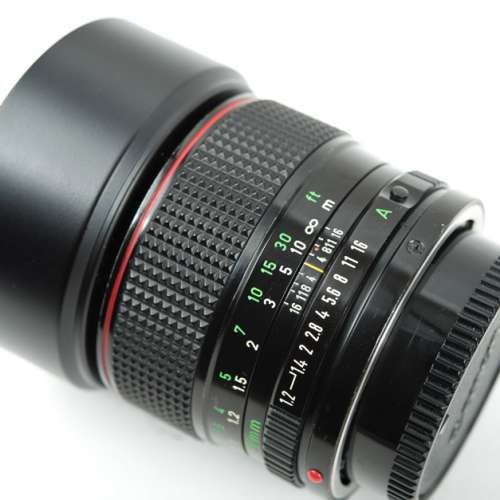 Canon New FD 50mm f/1.2L 紅圈｜Clean glass 無霉無霧｜Aperture snappy｜Hood+Cap...